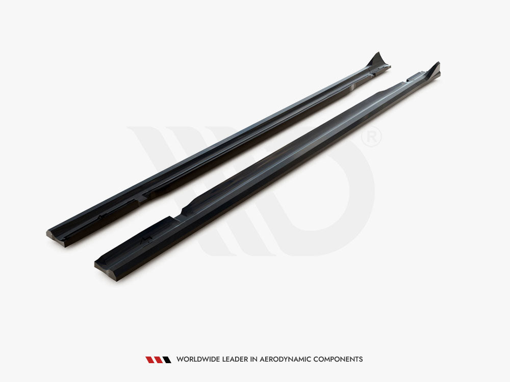 Side Skirts Diffusers V.2 compatible with Mercedes-AMG C63 Sedan / Estate W205 / S205