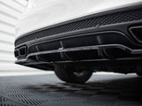 Rear Splitter (Vertical Bars) compatible with Mercedes-AMG C63 Sedan / Estate W205 / S205