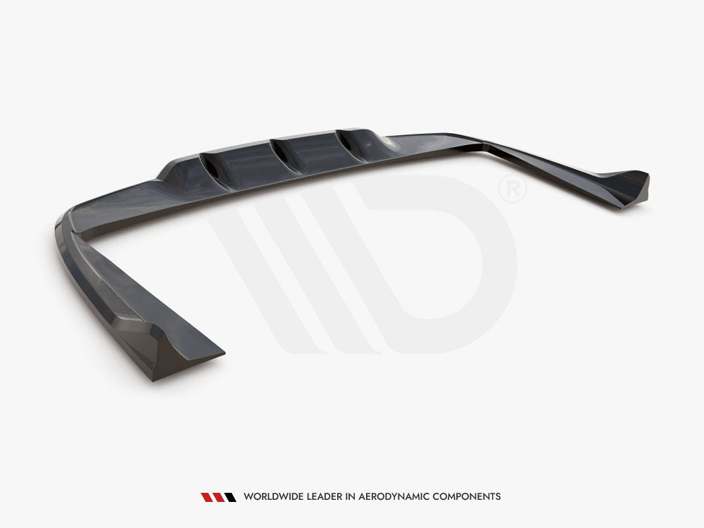 Rear Splitter (Vertical Bars) compatible with Mercedes-AMG C63 Sedan / Estate W205 / S205