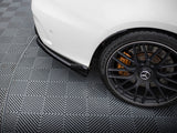 Rear Splitter (Vertical Bars) compatible with Mercedes-AMG C63 Sedan / Estate W205 / S205