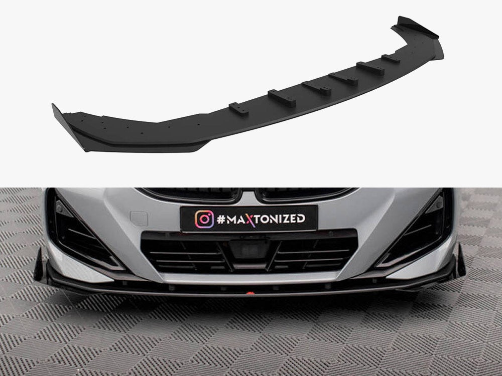Street PRO Front Splitter + Flaps compatible with BMW 2 Coupe M-Pack / M240i G42