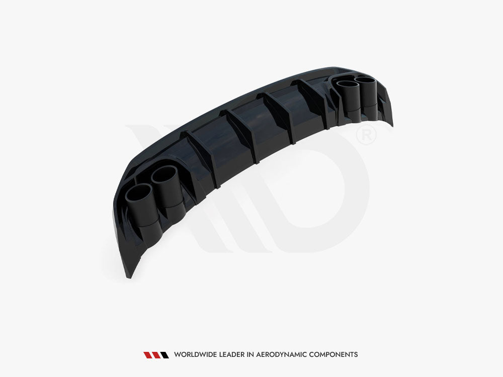 Rear Valance + Exhaust Ends Imitation compatible with Audi A3 S Line Sedan 8Y