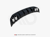 Rear Valance + Exhaust Ends Imitation compatible with Audi A3 S Line Sedan 8Y