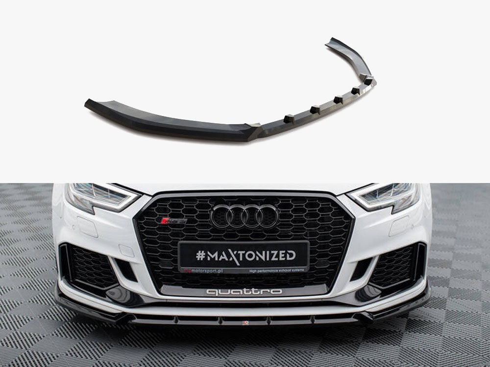 Front Splitter V.3 compatible with Audi RS 3 Sedan 8V Facelift