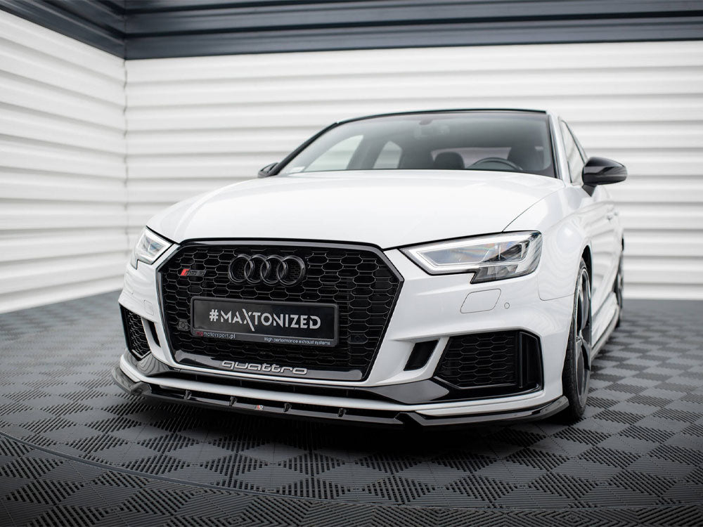Front Splitter V.3 compatible with Audi RS 3 Sedan 8V Facelift