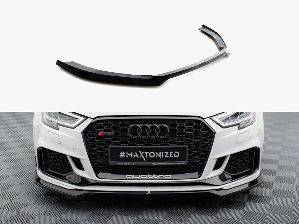 Front Splitter V.5 compatible with Audi RS 3 Sedan 8V Facelift