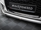 Front Splitter V.5 compatible with Audi RS 3 Sedan 8V Facelift