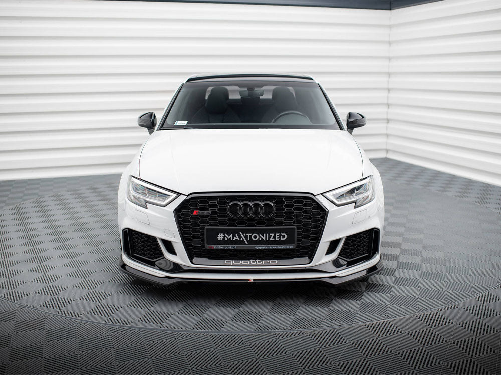 Front Splitter V.5 compatible with Audi RS 3 Sedan 8V Facelift