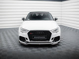 Front Splitter V.5 compatible with Audi RS 3 Sedan 8V Facelift