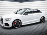 Side Skirts Diffusers V.3 compatible with Audi RS 3 Sedan 8V Facelift