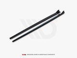 Side Skirts Diffusers V.3 compatible with Audi RS 3 Sedan 8V Facelift