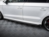 Side Skirts Diffusers V.3 compatible with Audi RS 3 Sedan 8V Facelift