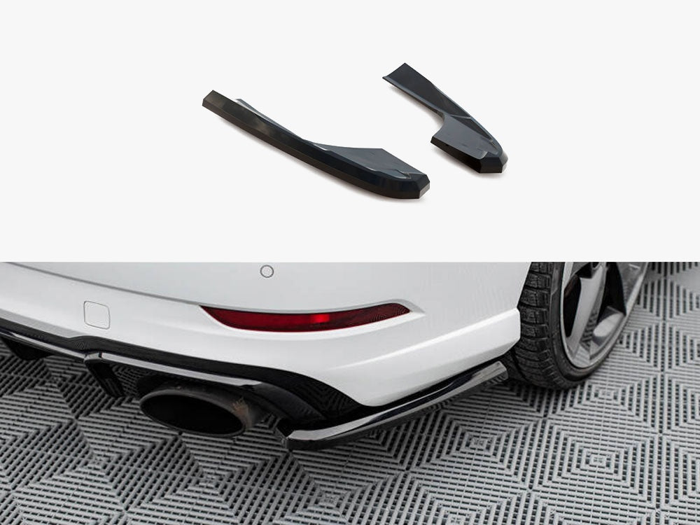 Rear Side Splitters V.2 compatible with Audi RS 3 Sedan 8V Facelift