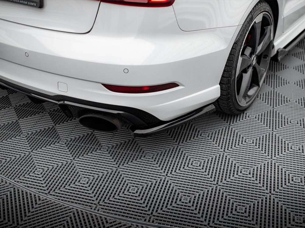 Rear Side Splitters V.2 compatible with Audi RS 3 Sedan 8V Facelift