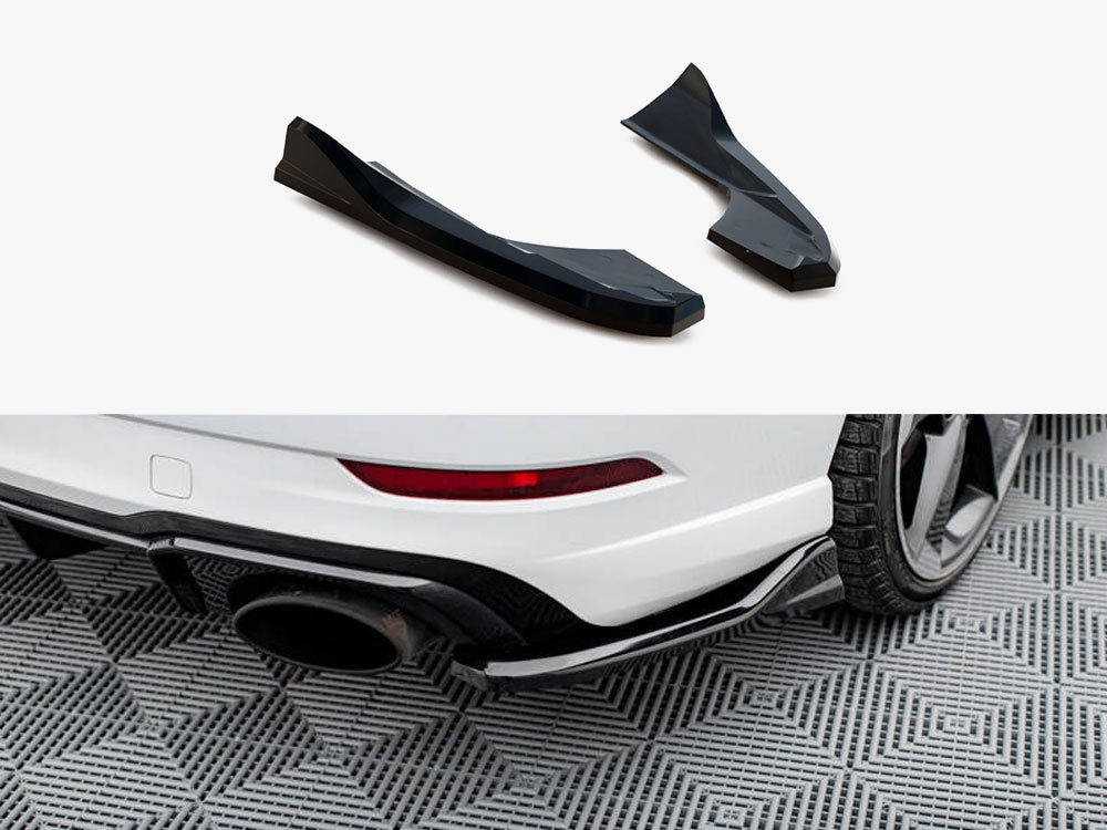 Rear Side Splitters V.3 compatible with Audi RS 3 Sedan 8V Facelift