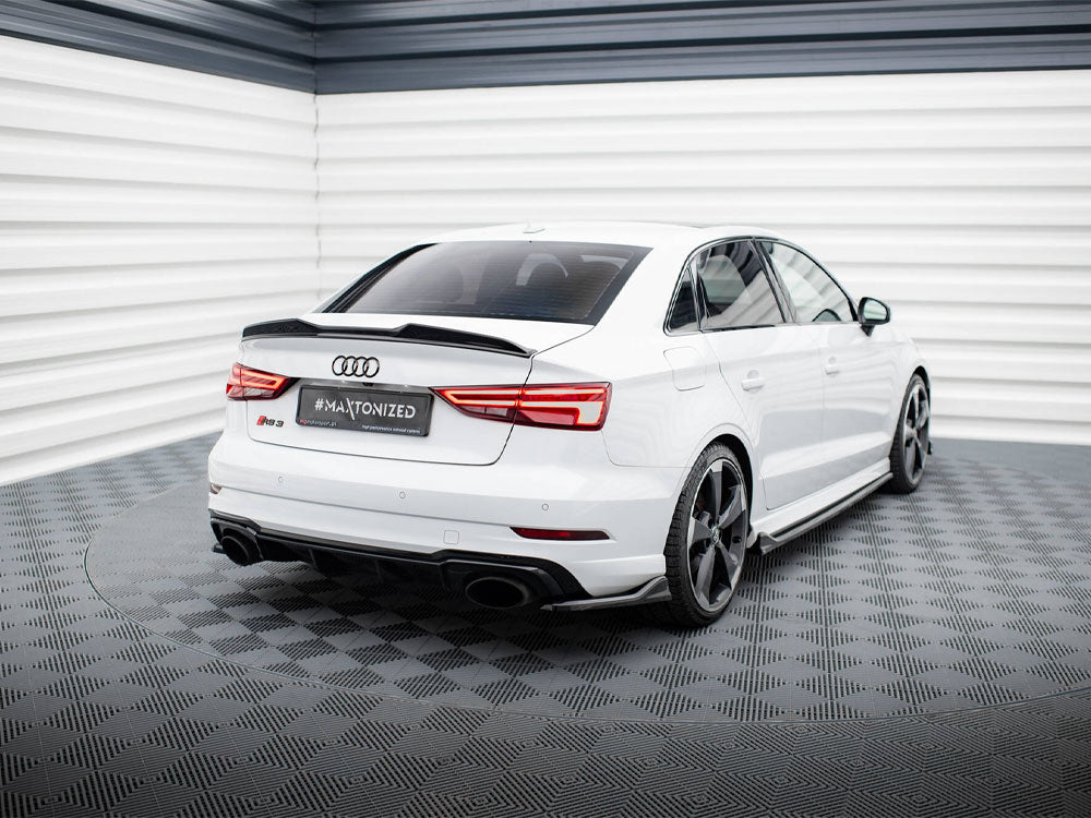 Rear Side Splitters V.3 compatible with Audi RS 3 Sedan 8V Facelift
