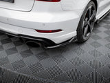 Rear Side Splitters V.3 compatible with Audi RS 3 Sedan 8V Facelift
