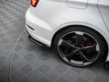 Rear Side Splitters V.3 compatible with Audi RS 3 Sedan 8V Facelift