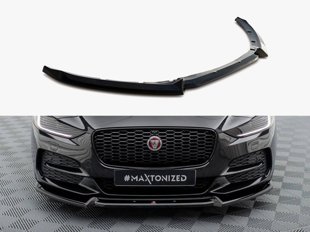 Front Splitter V.2 compatible with Jaguar XE X760 Facelift