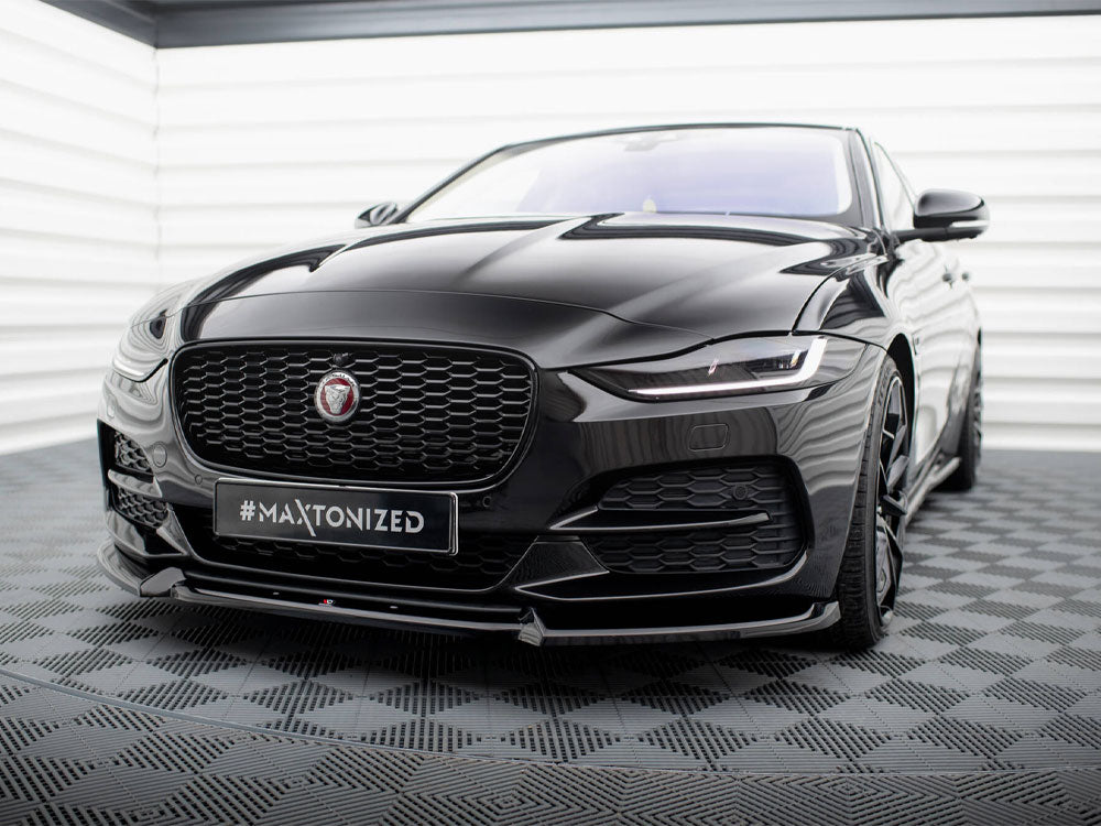Front Splitter V.2 compatible with Jaguar XE X760 Facelift