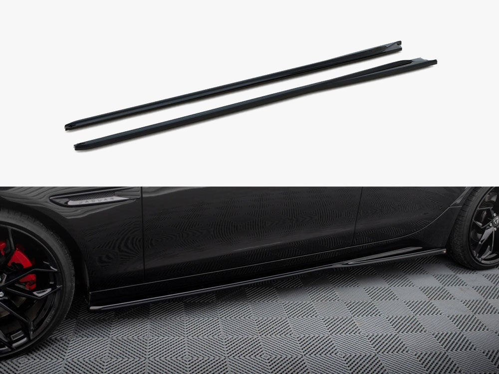 Side Skirts Diffusers compatible with Jaguar XE X760 Facelift