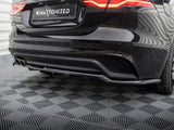 Rear Splitter (Vertical Bars) compatible with Jaguar XE X760 Facelift
