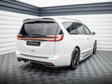 Central Rear Splitter (Vertical Bars) compatible with Chrysler Pacifica Mk2 Facelift