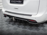 Central Rear Splitter (Vertical Bars) compatible with Chrysler Pacifica Mk2 Facelift