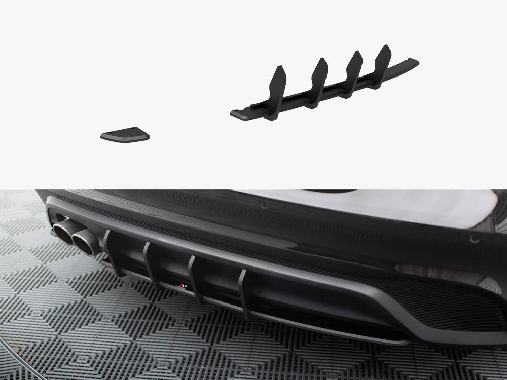 Street PRO Rear Diffuser compatible with Jaguar XE X760 Facelift