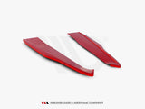 Rear Side Splitters V.2 compatible with Ford Mustang Mk6 Facelift
