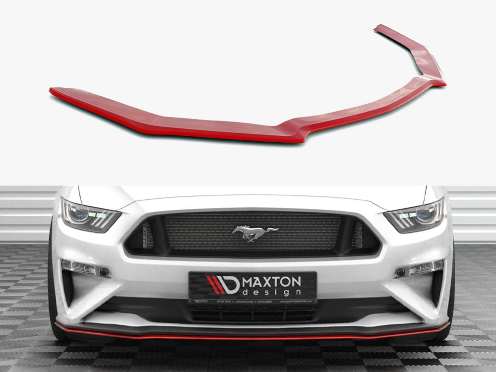 Front Splitter V.2 compatible with Ford Mustang Mk6 Facelift