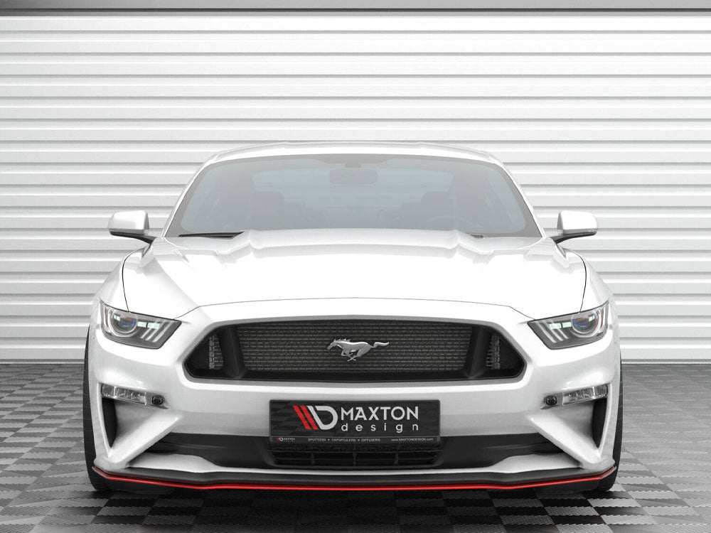 Front Splitter V.2 compatible with Ford Mustang Mk6 Facelift