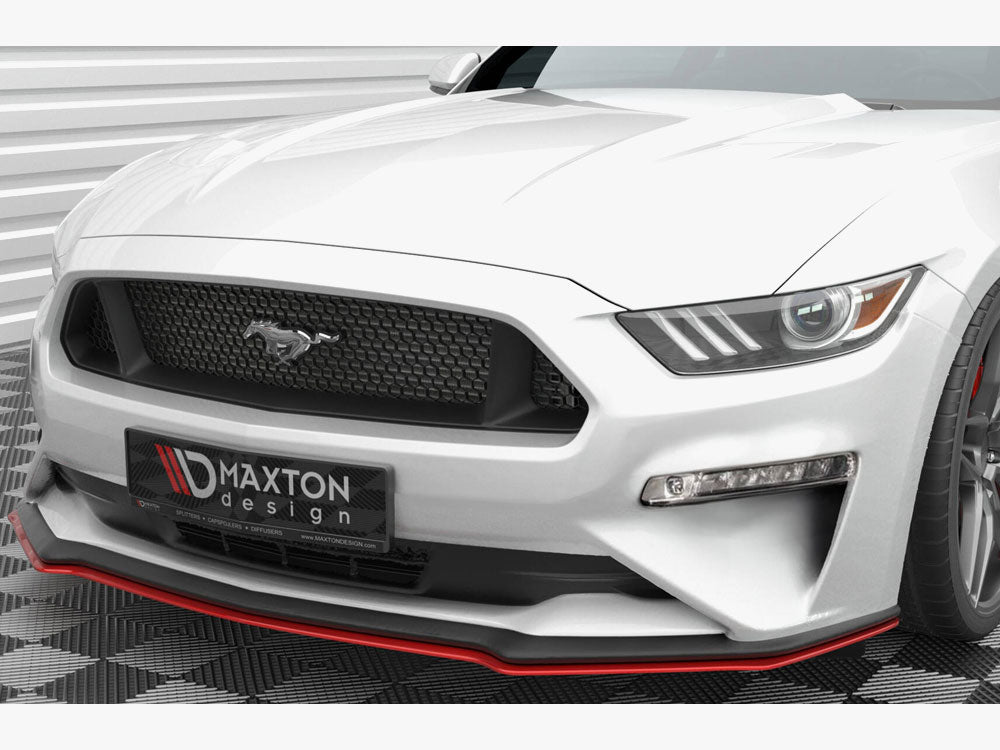 Front Splitter V.2 compatible with Ford Mustang Mk6 Facelift