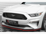 Front Splitter V.2 compatible with Ford Mustang Mk6 Facelift