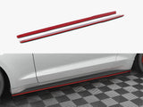 Side Skirts Diffusers V.2 compatible with Ford Mustang Mk6 Facelift