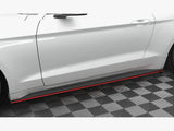 Side Skirts Diffusers V.2 compatible with Ford Mustang Mk6 Facelift