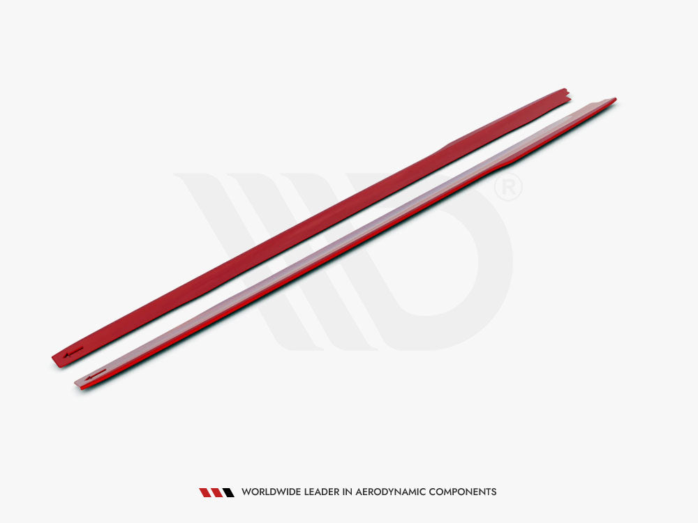 Side Skirts Diffusers V.2 compatible with Ford Mustang Mk6 Facelift