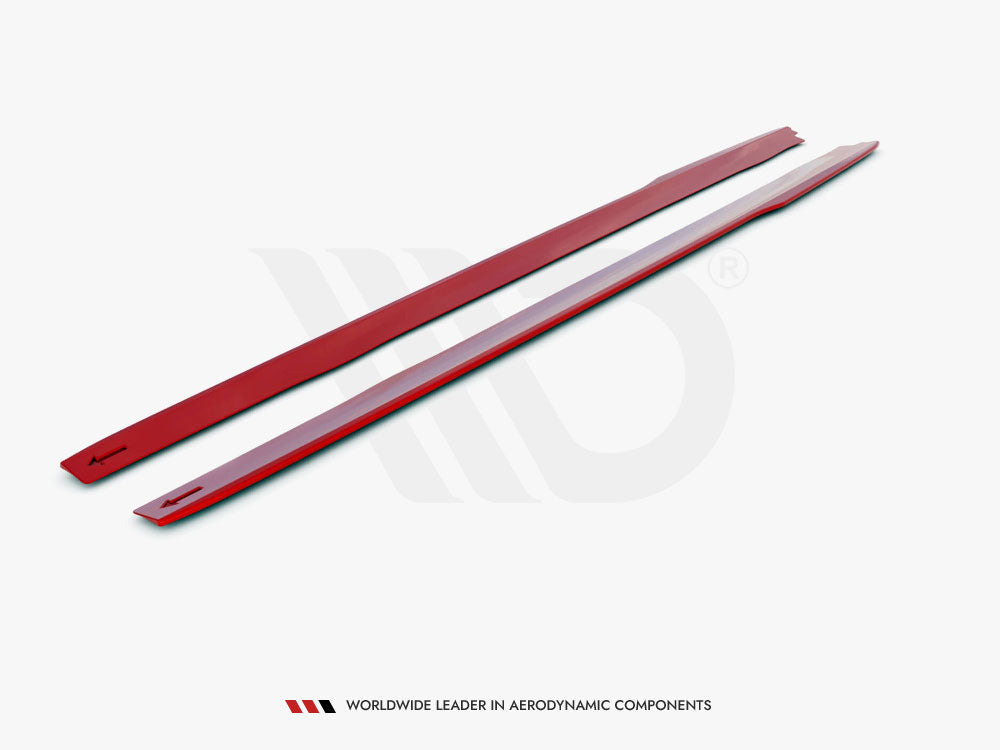 Side Skirts Diffusers V.2 compatible with Ford Mustang Mk6 Facelift