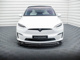 Front Splitter V.1 compatible with Tesla Model X Mk1 Facelift