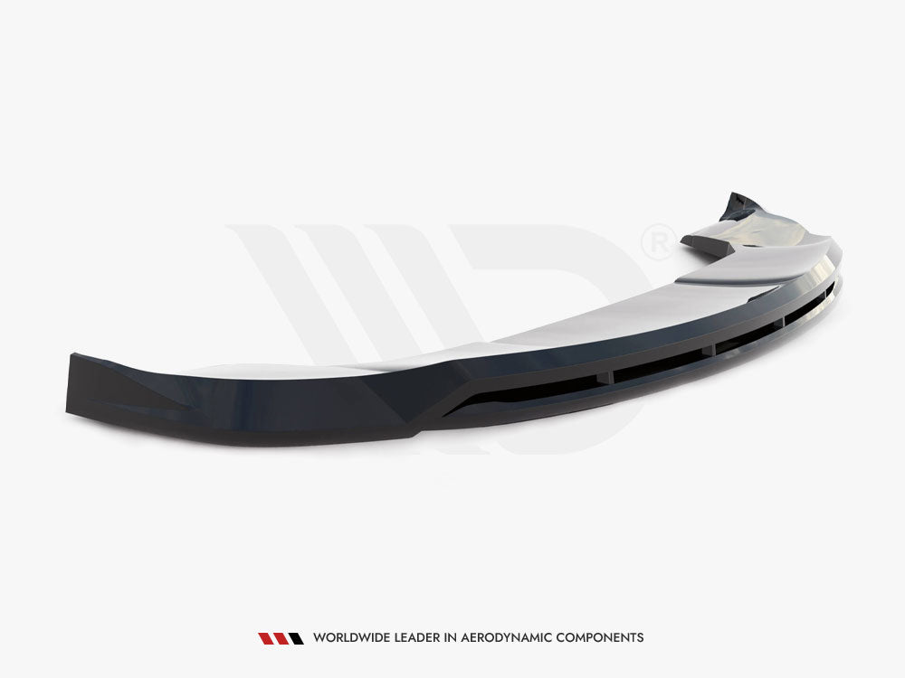 Front Splitter V.1 compatible with Tesla Model X Mk1 Facelift