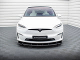 Front Splitter V.2 compatible with Tesla Model X Mk1 Facelift