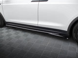 Side Skirts Diffusers compatible with Tesla Model X Mk1 Facelift