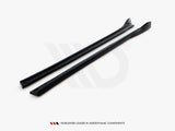 Side Skirts Diffusers compatible with Tesla Model X Mk1 Facelift