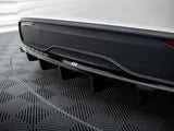 Rear Splitter (Vertical Bars) compatible with Tesla Model X Mk1 Facelift