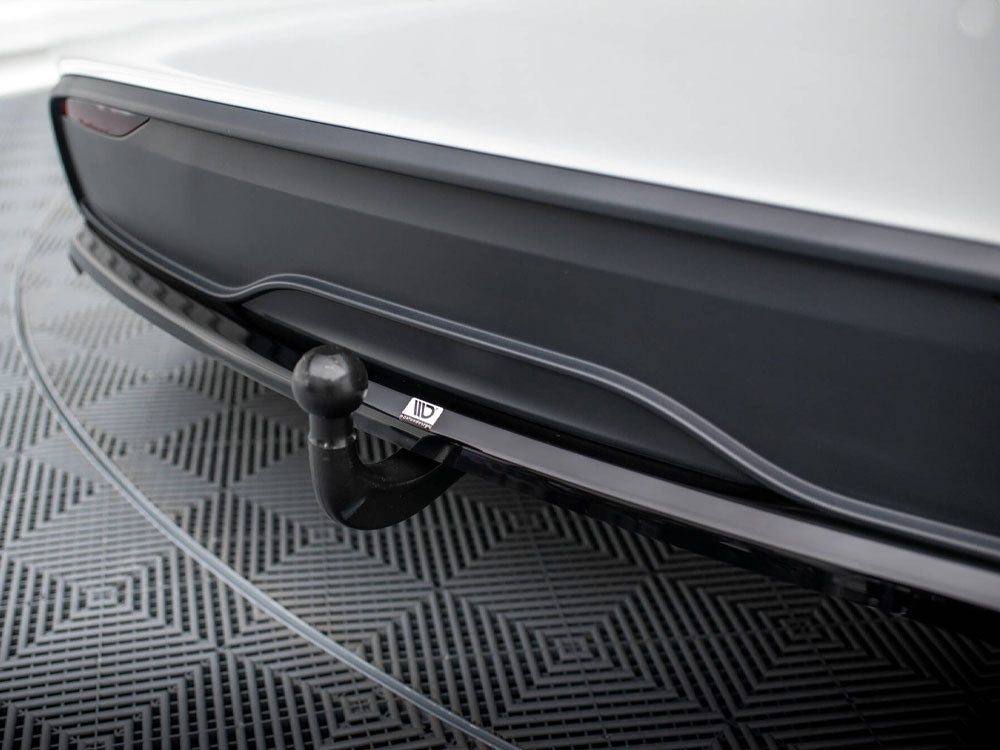 Rear Splitter (Vertical Bars) compatible with Tesla Model X Mk1 Facelift