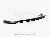 Rear Splitter (Vertical Bars) compatible with Tesla Model X Mk1 Facelift