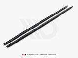 Side Skirts Diffusers V.2 compatible with Toyota Yaris Mk4