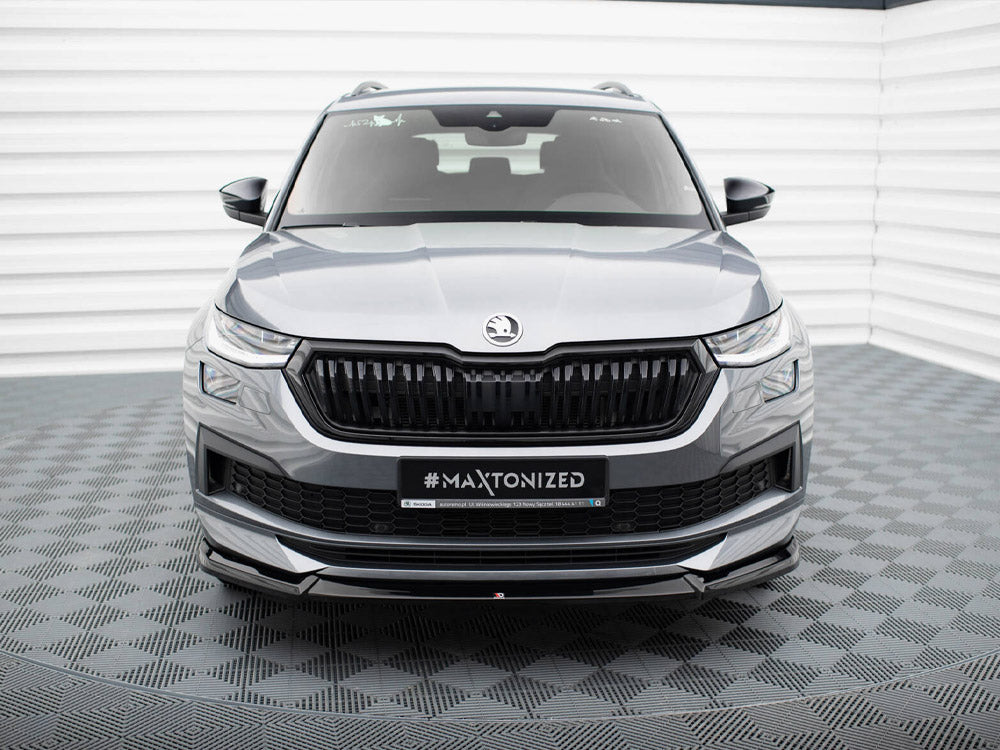 Front Splitter V.1 compatible with Skoda Kodiaq Sportline Mk1 Facelift
