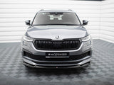 Front Splitter V.1 compatible with Skoda Kodiaq Sportline Mk1 Facelift
