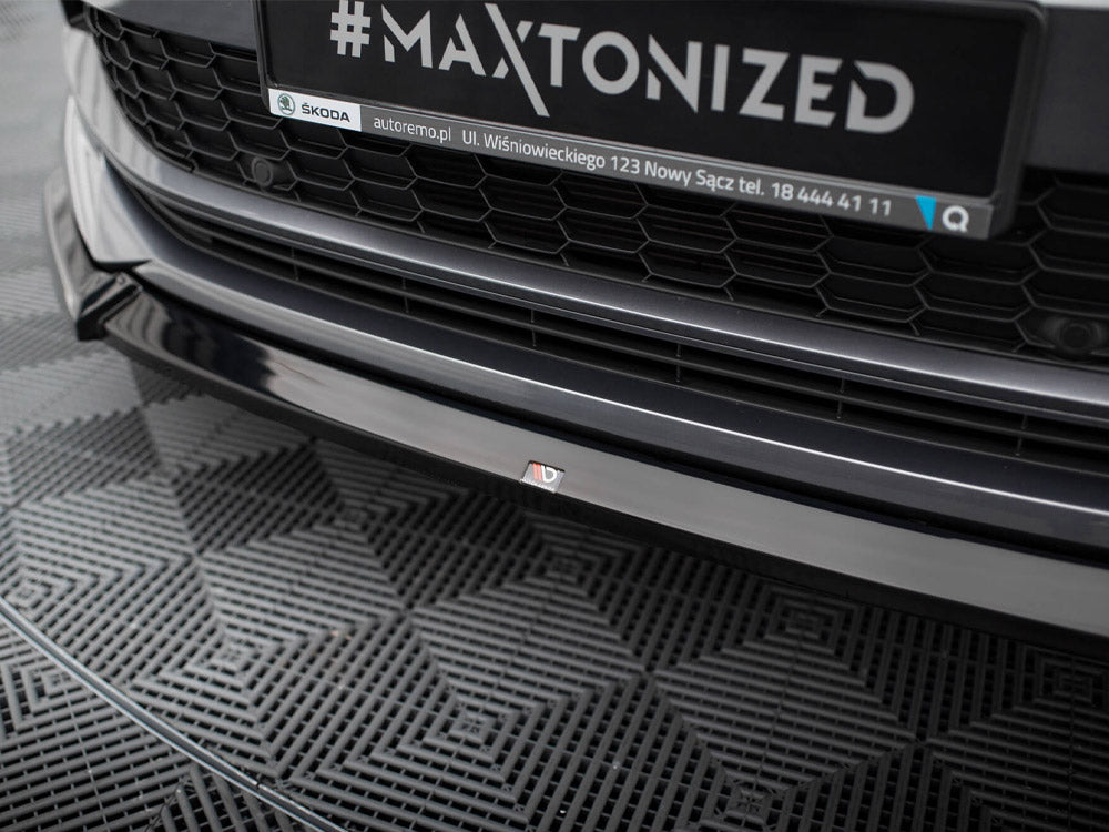 Front Splitter V.1 compatible with Skoda Kodiaq Sportline Mk1 Facelift